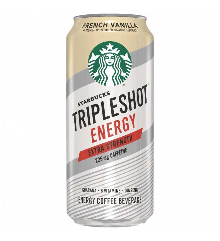Starbucks Tripleshot Energy Extra Strength French Vanilla Energy Coffee Beverage, 15 fl oz