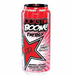 Rockstar Boom! Whipped & Strawberry Energy Drink, 16 Fl. Oz.