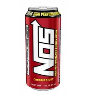 NOS Cherried Out Energy Drink, 16 Fl. Oz.