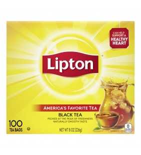 Lipton Black Tea, Tea Bags 8 oz 100 Count