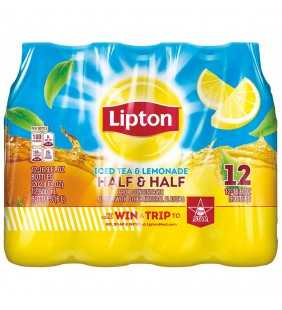 Lipton Iced Tea And Lemonade Half & Half, 16.9 Fl Oz, 12 Count