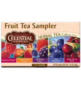 Celestial Seasonings Herbal Tea Bags, Fruit Tea Sampler