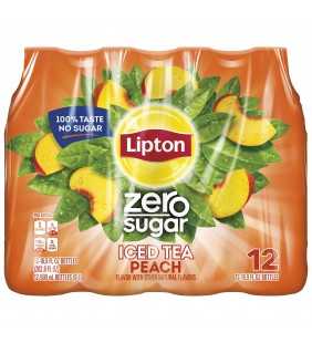 Lipton Diet Peach Iced Tea, 16.9 Fl. Oz., 12 Count