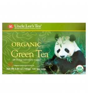 Uncle Lee's Tea, Organic Green Tea, 100 Ct