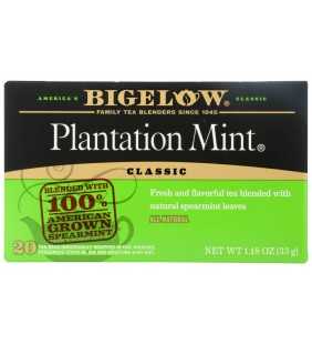 Bigelow Plantation Mint Classic Tea, 20 Count