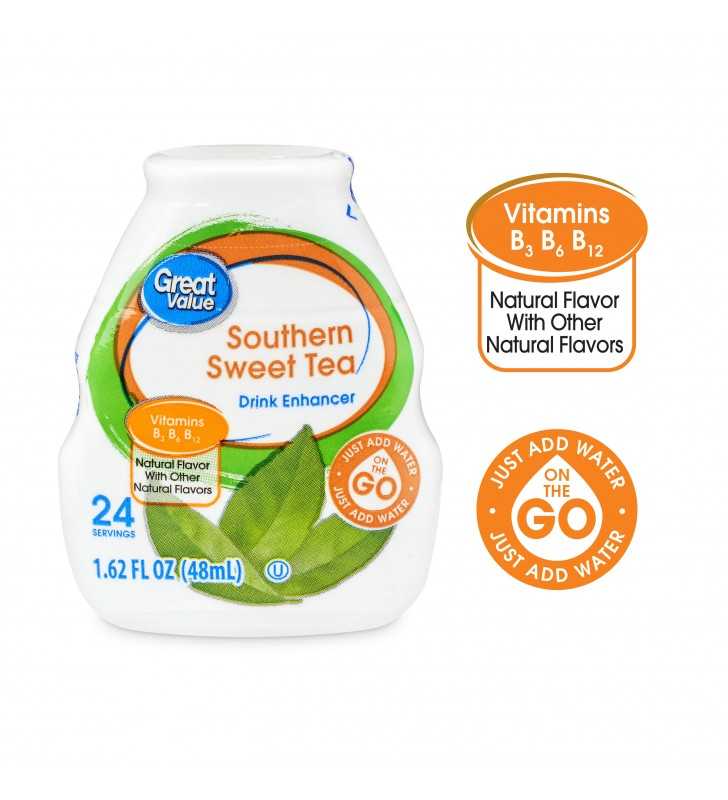 Great Value Southern Sweet Tea Drink Mix, 1.62 fl oz