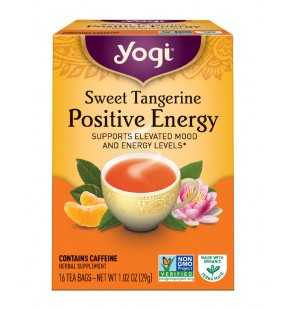 Yogi Tea, Sweet Tangerine Positive Energy Tea, Tea Bags, 16 Ct, 1.02OZ