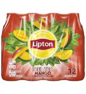 Lipton Iced Mango Tea, 16.9 oz Bottles,, 12 Count