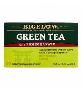 Bigelow Green Tea with Pomegranate, 20 Ct