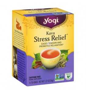 Yogi Kava Stress Relief, Tea Bags, 16 Ct, 1.27 Oz