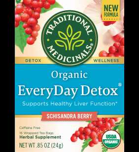 Traditional Medicinals, Everyday Detox Tea Bags, 16 Count