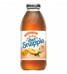Diet Snapple Peach Tea, 16 Fl. Oz.