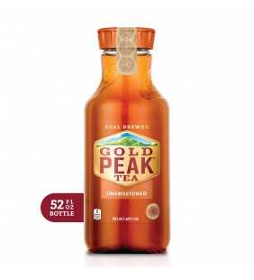 Gold Peak Unsweetened Black Iced Tea Drink, 52 fl oz