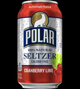 Polar Cranberry Lime Seltzer 12oz 8pk
