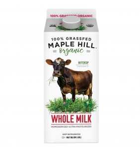 Maple Hill Creamery Organic Whole Unflavored Milk, Half Gallon