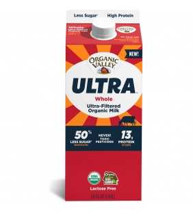 Organic Valley Ultra Whole Organic Ultra-Filtered Milk, 56 oz