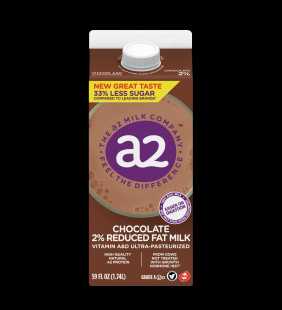 a2 Milk Company 2% Reduced Fat Chocolate Milk, 1.74L