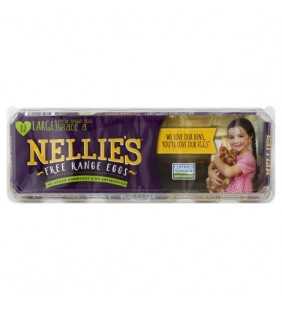 Nellie's Free Range Large Brown Grade A Eggs, 12 Count