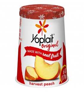 Yoplait Original Yogurt, Harvest Peach, Gluten Free, 6oz