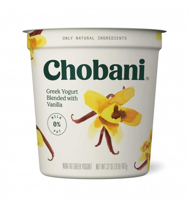 Chobani® Non-fat Greek Yogurt, Vanilla Blended 32oz
