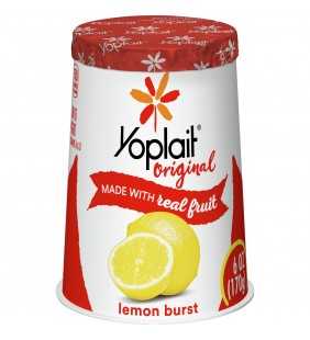 Yoplait Original Lemon Burst Low-Fat Yogurt, 6 Oz.