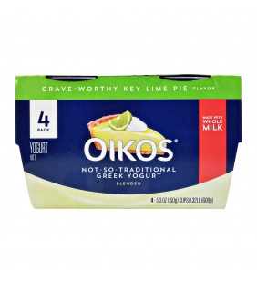 Oikos Whole Milk Key Lime Greek Yogurt, 5.3 Oz. Cups, 4 Count