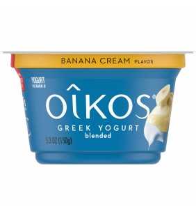 Oikos Whole Milk Banana Cream Greek Yogurt, 5.3 Oz