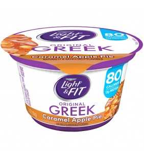 Dannon® Light & Fit® Greek Apple Pie Nonfat Yogurt Caramel 5.3 oz. Cup