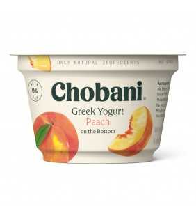 Chobani® Non-Fat Greek Yogurt, Peach on the Bottom 5.3oz