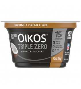 Oikos Triple Zero Coconut Creme Greek Yogurt, 5.3 Oz.