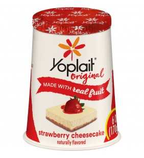 Yoplait Original Yogurt Strawberry Cheesecake, 6 oz