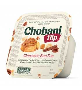 Chobani, Flip Cinnamon Bun Fun Low-Fat Greek Yogurt 5.3 Oz.