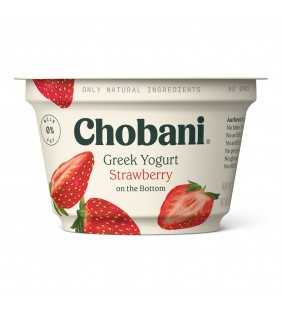 Chobani® Non-Fat Greek Yogurt, Strawberry on the Bottom 5.3oz