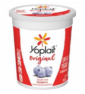 Yoplait Original Smooth Style Blueberry Low Fat Yogurt