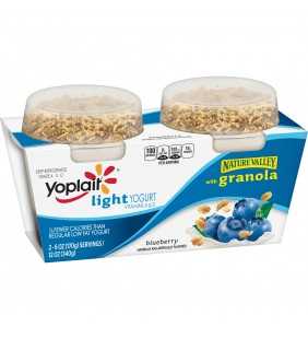 Yoplait Light Yogurt with Granola Blueberry, 12 oz, 2 Count