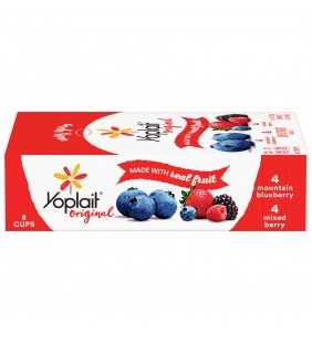 Yoplait Original Yogurt, Blueberry & Mixed Berry, 48 oz