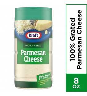 Kraft Grated Cheese, Parmesan Cheese, 8 oz Jar