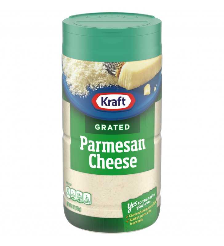 Kraft Grated Cheese, Parmesan Cheese, 8 oz Jar
