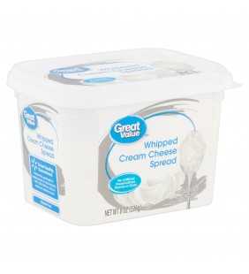 Great Value Whipped Cream Cheese Spread, 8 oz
