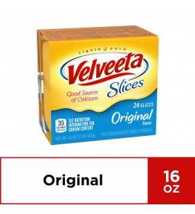 Velveeta Original Slices, 24 ct - 16.0 oz Wrapper