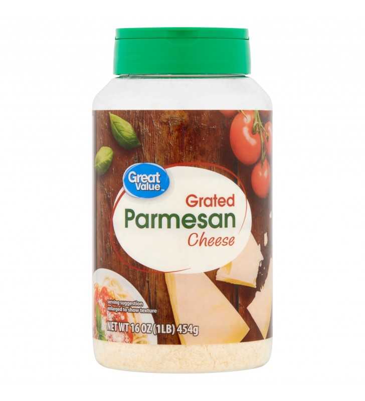 Great Value Grated Parmesan Cheese, 16 oz