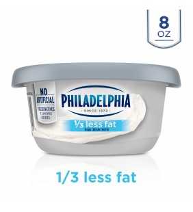 Philadelphia 1/3 Less Fat Cream Cheese Spread, 8 oz. Tub