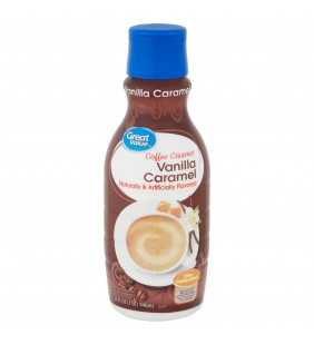 Great Value Vanilla Caramel Coffee Creamer, 32 fl oz