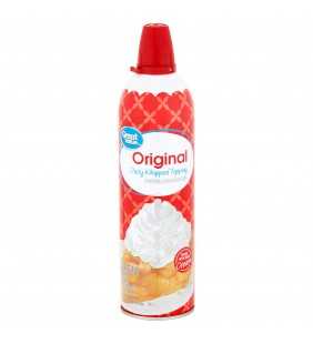 Great Value Original Dairy Whipped Topping, 13 oz