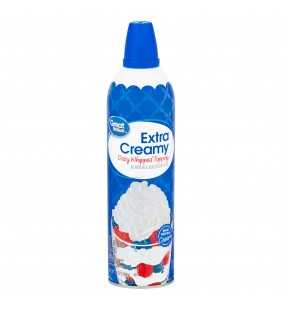 Great Value Extra Creamy Dairy Whipped Topping, 13 oz