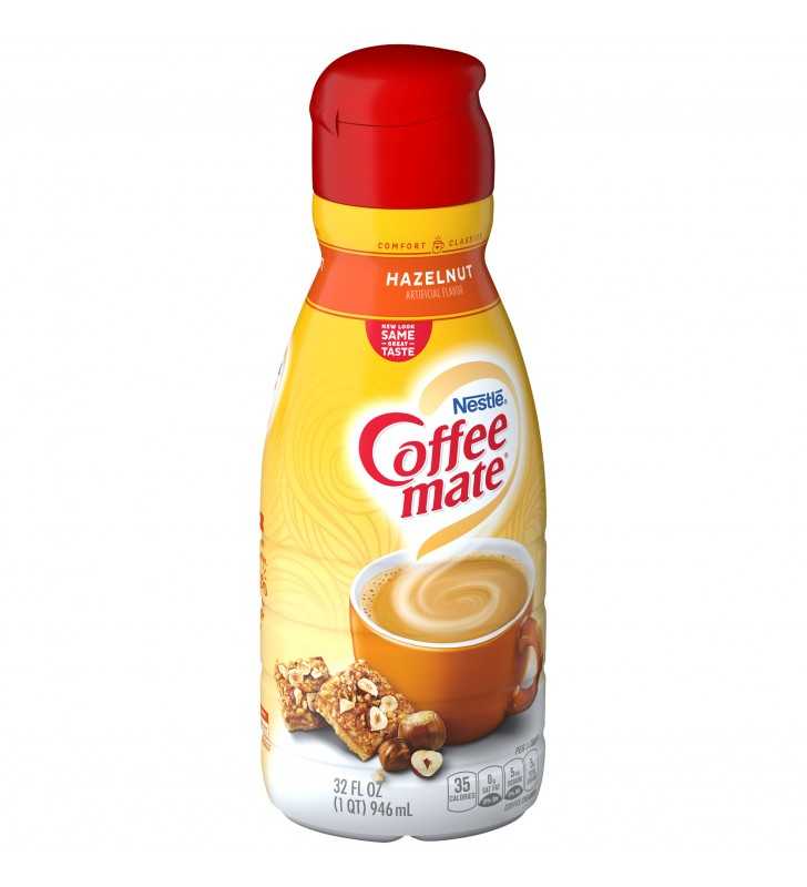 COFFEE MATE Hazelnut Liquid Coffee Creamer 32 fl. oz. Bottle 32 fl oz.