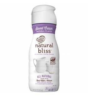 COFFEE MATE NATURAL BLISS Sweet Cream All-Natural Liquid Coffee Creamer, 16 fl. oz. Bottle | Dairy Creamer 16 fl oz.