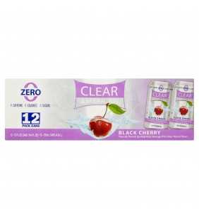 Clear American Black Cherry Sparkling Water, 12 Fl. Oz., 12 Count