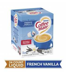 COFFEE MATE French Vanilla Liquid Coffee Creamer 24 Ct. Box Non-dairy Lactose Free Creamer