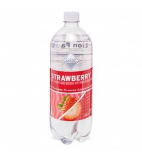 Clear American Sparkling Water, Strawberry, 33.8 fl oz